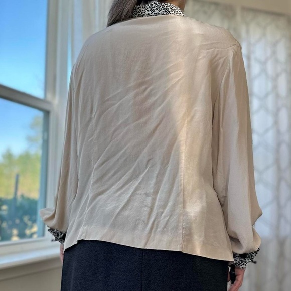 Leopard silk blouse - Picture 4 of 5